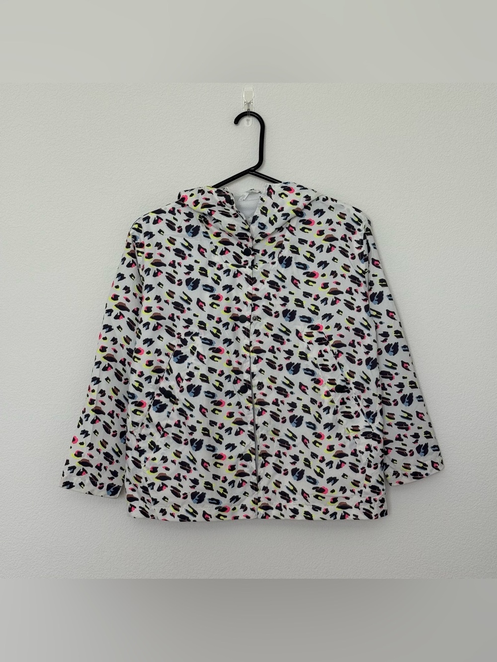 Zara Kids Colorful Animal Print Hooded Windbreaker